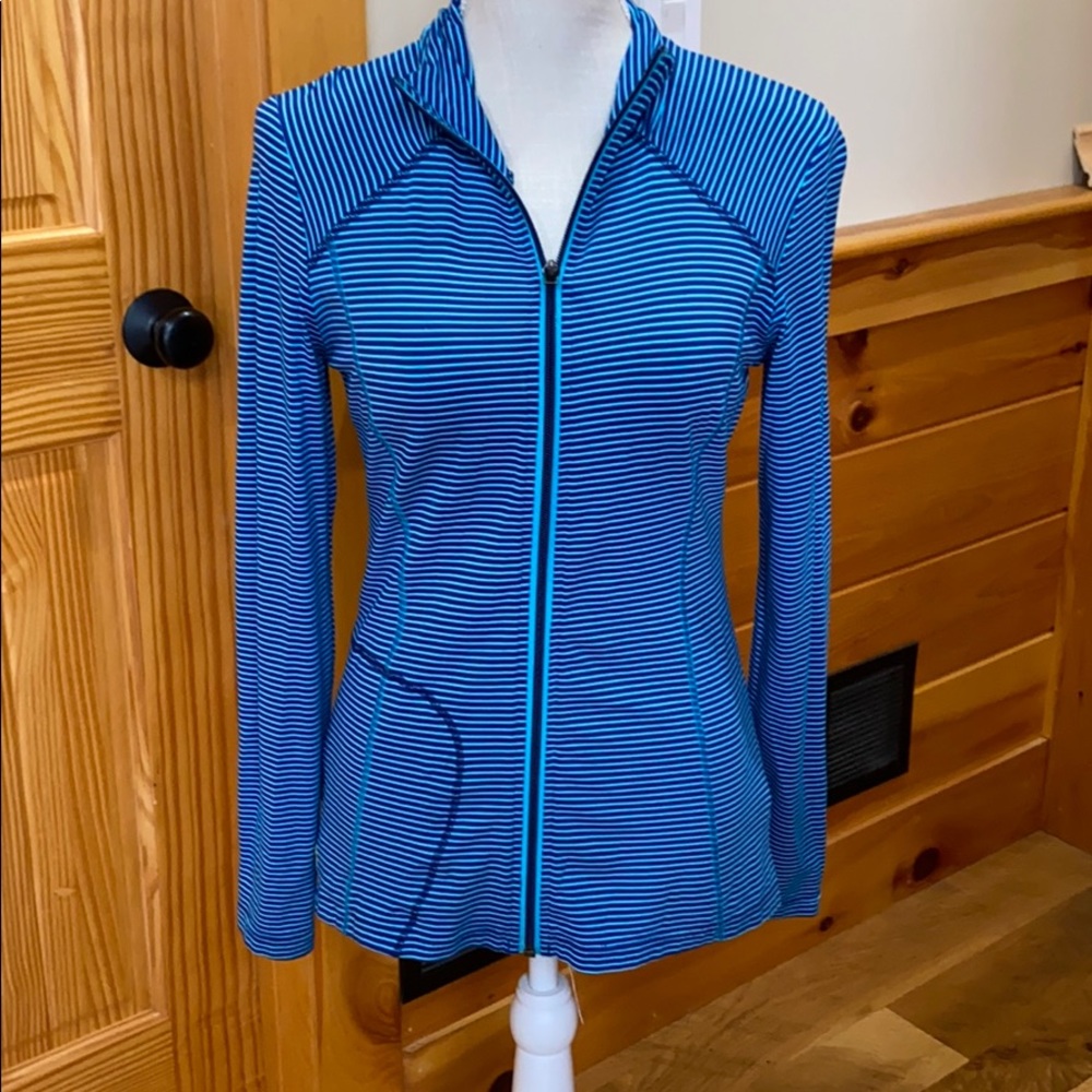 LOLE UPF 50 full zip coverup top Size S